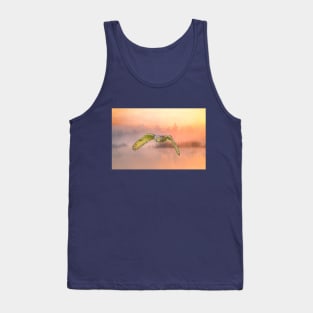 Great Horned Owl Soars Tank Top